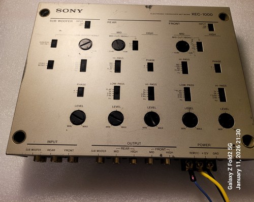Sony xec 1000 rete - sony, xec-1000