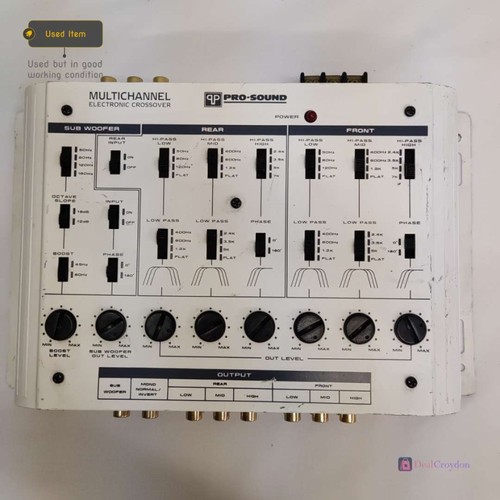 Pro sound crossover - pro-sound,