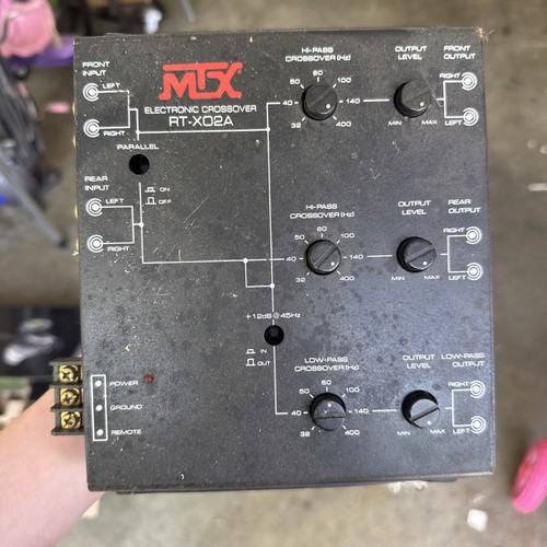 Crossover elettronico mtx non - mtx,