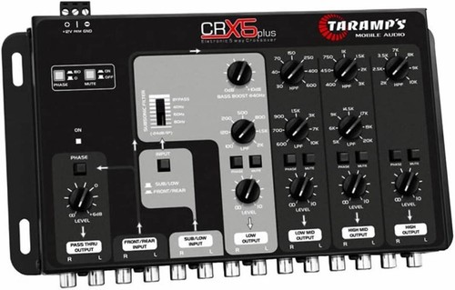 Taramps crx5 sistema crossover - crx5,